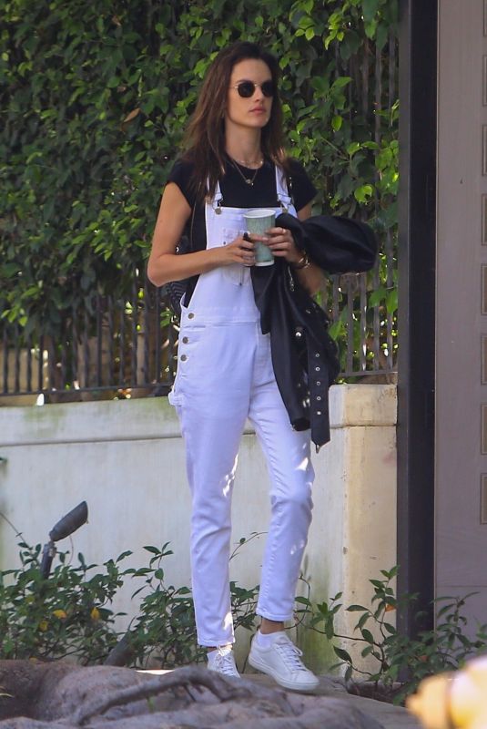 ALESSANDRA AMBROSIO Out and About in Los Angeles 10/21/2018