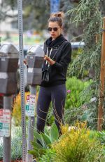 ALESSANDRA AMBROSIO Out and About in Santa Monica 10/14/2018