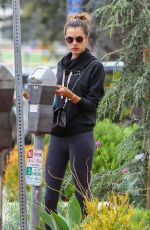 ALESSANDRA AMBROSIO Out and About in Santa Monica 10/14/2018