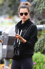 ALESSANDRA AMBROSIO Out and About in Santa Monica 10/14/2018