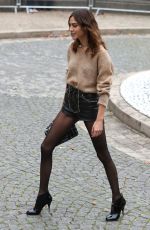 ALEXA CHUNG Arrives at Miu Miu Fashion Show at PFW in Paris 10/02/2018