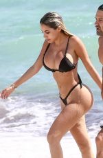 ALEXA DELLANOS in Bikini on the Beach in Miami 10/03/2018