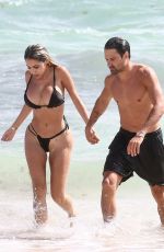 ALEXA DELLANOS in Bikini on the Beach in Miami 10/03/2018