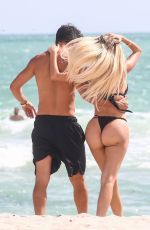 ALEXA DELLANOS in Bikini on the Beach in Miami 10/03/2018