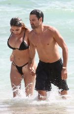 ALEXA DELLANOS in Bikini on the Beach in Miami 10/03/2018