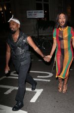 ALEXANDRA BURKE at a Halloween Party in London 10/27/2018