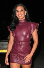 ALEXANDRA CANE Leaves Nobu Shoreditch Hotel in London 10/04/2018