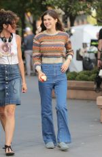 ALEXANDRA DADDARIO on the Set of Can You Keep a Secret in New York 10/10/2018