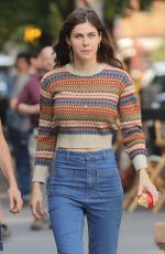 ALEXANDRA DADDARIO on the Set of Can You Keep a Secret in New York 10/10/2018