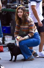ALEXANDRA DADDARIO on the Set of Can You Keep a Secret in New York 10/10/2018