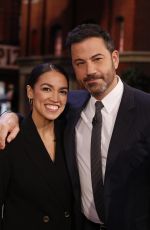 ALEXANDRIA OCASIO-CORTEZ at Jimmy Kimmel Live 10/17/2018