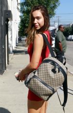 ALEXIS REN Leaves Dancing with the Stars Rehearsal in Los Angeles 10/26/2018