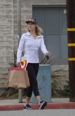 ALI LARTER Leaves a Gym in Los Angeles 10/03/2018