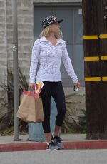 ALI LARTER Leaves a Gym in Los Angeles 10/03/2018