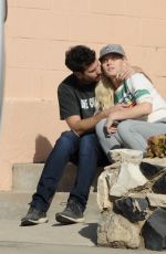 ALICE EVE Out with Her Boyfriend in Los Angeles 10/16/2018