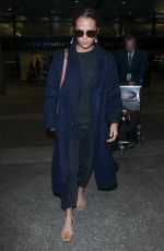 ALICIA VIKANDER at Los Angeles International Airport 10/19/2018