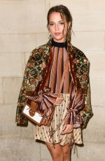 ALICIA VIKANDER at Louis Vuitton Show at Paris Fashion Week 10/02/2018