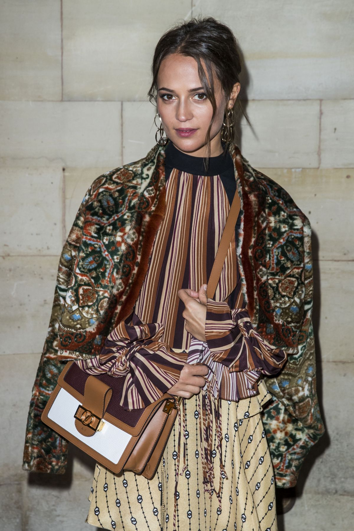 ALICIA VIKANDER at Louis Vuitton Show at Paris Fashion Week 10/02/2018 – HawtCelebs