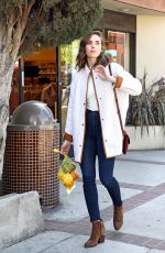 ALISON BRIE Out Shopping in Los Angeles 10/15/2018
