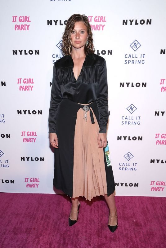 ALY MICHALKA at Nylon’s Annual IT Girl Party in Los Angeles 10/11/2018