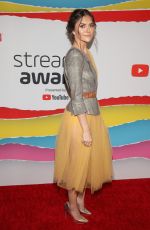 ALYSON STONER at Streamy Awards 2018 in Beverly Hills 10/22/2018