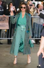 ALYSSA MILANO Leaves Good Morning America in New York 10/15/2018
