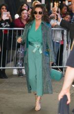 ALYSSA MILANO Leaves Good Morning America in New York 10/15/2018