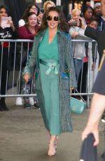 ALYSSA MILANO Leaves Good Morning America in New York 10/15/2018
