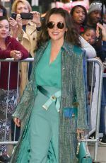 ALYSSA MILANO Leaves Good Morning America in New York 10/15/2018