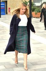 AMANDA HOLDEN leaves ITV Studio in London 10/08/2018