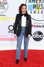 AMANDLA STENBERG at American Music Awards in Los Angeles 10/09/2018