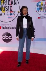 AMANDLA STENBERG at American Music Awards in Los Angeles 10/09/2018