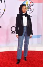 AMANDLA STENBERG at American Music Awards in Los Angeles 10/09/2018