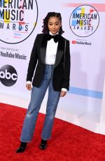 AMANDLA STENBERG at American Music Awards in Los Angeles 10/09/2018