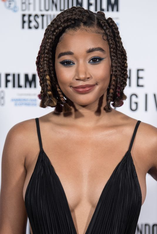 AMANDLA STENBERG at The Hate You Give Premiere at BFI London Film Festival 10/20/2018