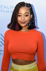 AMANDLA STENBERG at The Hate You Give Premiere at Mill Valley Film Festival 10/07/2018