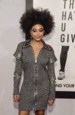 AMANDLA STENBERG at The Hate You Give Premiere in New York 10/04/2018