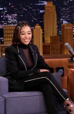 AMANDLA STENBERG at Tonight Show Starring Jimmy Fallon 10/10/2018