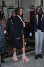 AMANDLA STENBERG Leaves Live with Kelly & Ryan in New York 10/17/2018