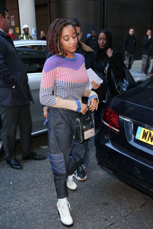 AMANDLA STENBERG Out and About in London 10/19/2018
