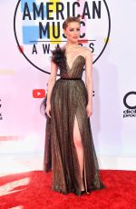 AMBER HEARD at American Music Awards in Los Angeles 10/09/2018