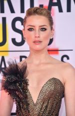 AMBER HEARD at American Music Awards in Los Angeles 10/09/2018