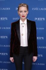 AMBER HEARD at Porter