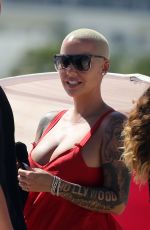 AMBER ROSE in Bikini at a Beach in Miami 10/29/2018