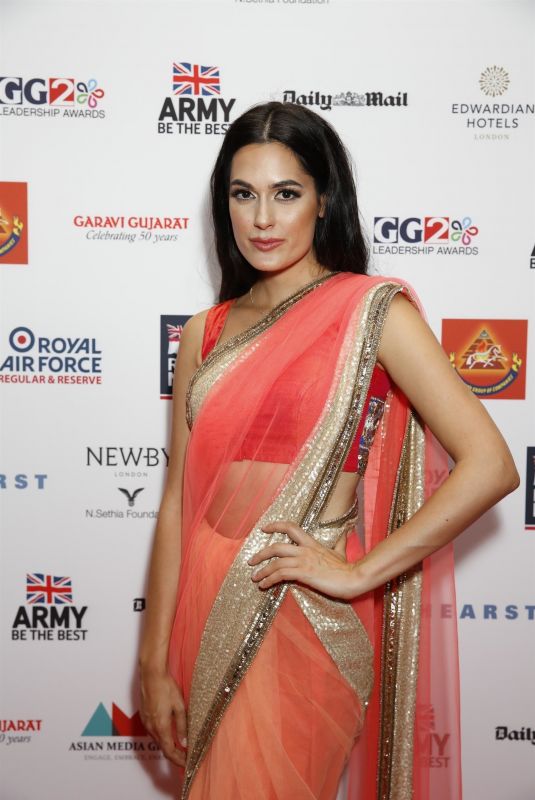 AMRIT MAGHERA at GG2 Leadership Awards in London 10/24/2018