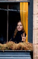 AMY ADAMS on the Set of Woman in the Window in New York 10/15/2018