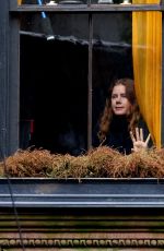 AMY ADAMS on the Set of Woman in the Window in New York 10/15/2018