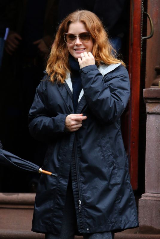 AMY ADAMS on the Set of Woman in the Window in New York 10/15/2018