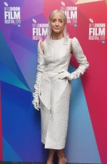 ANDREA RISEBOROUGH at Nancy Premiere at BFI London Film Festival 10/13/2018