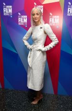 ANDREA RISEBOROUGH at Nancy Premiere at BFI London Film Festival 10/13/2018